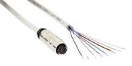 SENSOR/ACTR CBL, 8P/M16 RCPT-FREE END/5M