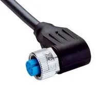 SENSOR/ACTR CBL, 8P, RA M12 RCP-FREE END