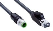 ENET/FIELDBUS CBL, 4P/8P, M12-RJ45 PLUG