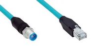 ENET/FIELDBUS CBL, 8P, M12-RJ45 PLUG, 5M