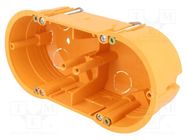 Enclosure: junction box; X: 60mm; Y: 136mm; Z: 46mm; IP30; orange PAWBOL