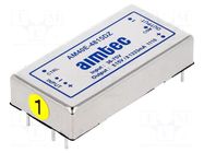 Converter: DC/DC; 40W; Uin: 36÷75VDC; Uout: 15VDC; Uout2: -15VDC AIMTEC