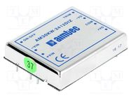 Converter: DC/DC; 30W; Uin: 9÷36V; Uout: 12VDC; Uout2: -12VDC AIMTEC