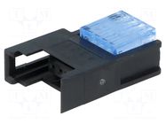 Connector: wire-wire/PCB; plug; female; PIN: 4; Mini-Clamp; 32V; IDC 3M