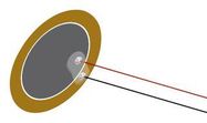 PIEZO BENDER, 2.5KHZ, 0.08UF, 500 OHM