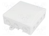 Enclosure: junction box; X: 95mm; Y: 95mm; Z: 40mm; wall mount; IP54 PAWBOL