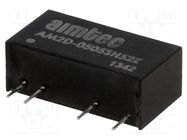 Converter: DC/DC; 2W; Uin: 4.5÷5.5V; Uout: 5VDC; Iout: 400mA; SIP7 AIMTEC