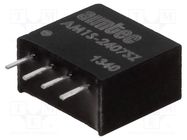 Converter: DC/DC; 1W; Uin: 21.6÷26.4V; Uout: 7.2VDC; Iout: 140mA AIMTEC