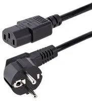 POWER CORD, R/A CEE 7/7 PLUG-IEC C13, 3M