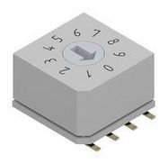 ROTARY SW, 10POS, 0.15A, 42VDC, SMD