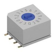 ROTARY SW, 10POS, 0.15A, 42VDC, SMD