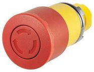 ACTUATOR, E-STOP SW, MUSHROOM, RED, IP65