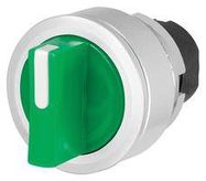 ACTUATOR, SELECTOR SW, 35MM, GREEN, IP65