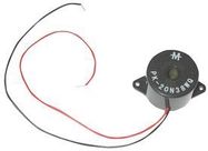 TRANSDUCER, PIEZO, 3.8KHZ, 85DB, 28VDC