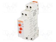 Timer; 1÷10days; SPDT; 250VAC/8A; Usup: 12÷240VAC; 12÷240VDC; TM LOVATO ELECTRIC