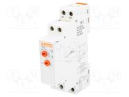 Timer; 1÷10days; SPDT; 250VAC/8A; Usup: 24÷240VAC; 24VDC,48VDC; TM LOVATO ELECTRIC