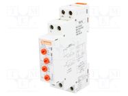 Timer; 10÷100days; SPDT; 250VAC/8A; Usup: 12÷240VAC; 12÷240VDC; TM LOVATO ELECTRIC