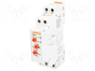 Timer; 1÷10min; NO x2; 250VAC/8A; Usup: 24÷240VAC; 24VDC,48VDC; TM LOVATO ELECTRIC