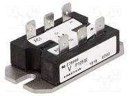 Bridge rectifier: half-controlled; Urmax: 1.2kV; If: 25A; screw VISHAY