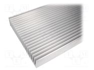 Heatsink: extruded; grilled; L: 1000mm; W: 262mm; H: 60mm; aluminium STONECOLD