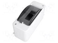 Enclosure: for modular components; IP30; wall mount; white; ABS PAWBOL