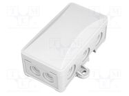 Enclosure: junction box; X: 72mm; Y: 95mm; Z: 40mm; wall mount; IP54 PAWBOL