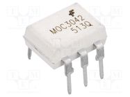 Optotriac; 4.17kV; triac; DIP6; Ch: 1; MOC304XM; 1kV/μs ONSEMI