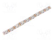 Programmable LED tape; RGB; 5050; LED/m: 60; 10mm; IP20; 140°; 18W/m WORLDSEMI