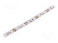 Programmable LED tape; RGB; 5050; LED/m: 30; 10mm; IP20; 140°; 9W/m WORLDSEMI