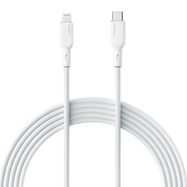 USB-C to Lightning Cable Aukey CB-SCL1, 27W, 1m (white), Aukey
