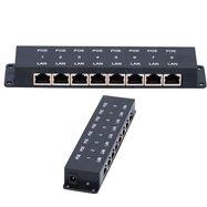 Extralink 8 Port | PoE Injector | 8x 100Mb/s RJ45, EXTRALINK