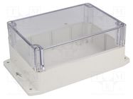 Enclosure: multipurpose; X: 121mm; Y: 171mm; Z: 80mm; polycarbonate GAINTA