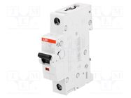 Circuit breaker; 230/400VAC; Inom: 6A; Poles: 1; Charact: B; 6kA ABB