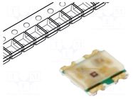 LED; RGB; SMD; 0606; 1.9÷2.4/3.4÷3.9/3.4÷3.9VDC; 1.6x1.5x0.35mm BROADCOM (AVAGO)