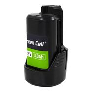 Battery For Power Tools Green Cell PTBO12V3, Bosch GBA 12V 3Ah 1600A00X79, Green Cell