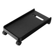 Desktop computer stand, on wheels (black), up to 15 kg, Orico