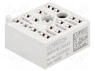 Module: IGBT; diode/transistor; single-phase diode bridge; screw SEMIKRON DANFOSS