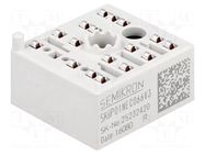 Module: IGBT; diode/transistor; single-phase diode bridge; screw SEMIKRON DANFOSS