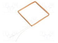 Antenna; RFID; 125kHz; Body dim: 53x53x3.8mm; 750uH SR PASSIVES