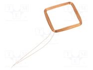 Antenna; RFID; 125kHz; Body dim: 33x33x1.5mm; 270uH SR PASSIVES