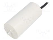 Capacitor: polypropylene; motors, run; 20uF; 470VAC; Ø45x71.5mm KEMET