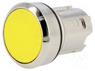 Switch: push-button; 22mm; Stabl.pos: 2; yellow; none; IP67; flat SIEMENS