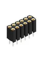 PCB RCPT, 12POS, 2ROW, 2.54MM, THT