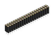 PCB RCPT, 40POS, 2ROW, 2.54MM, THT