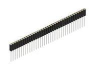 PCB RCPT, 36POS, 1ROW, 2.54MM, WIRE WRAP