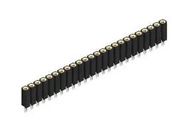 PCB RCPT, 24POS, 1ROW, 2.54MM, PRESS FIT