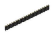 PCB RCPT, 33POS, 1ROW, 2.54MM, PRESS FIT