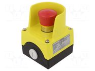 Control cassette; 3SU1.5; No.of butt: 1; mushroom; IP67; metal; NC SIEMENS