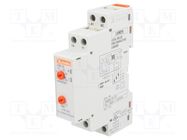 Level monitoring relay; conductive fluid level; 24÷240VAC 