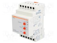 Level monitoring relay; conductive fluid level; 250VAC/8A 